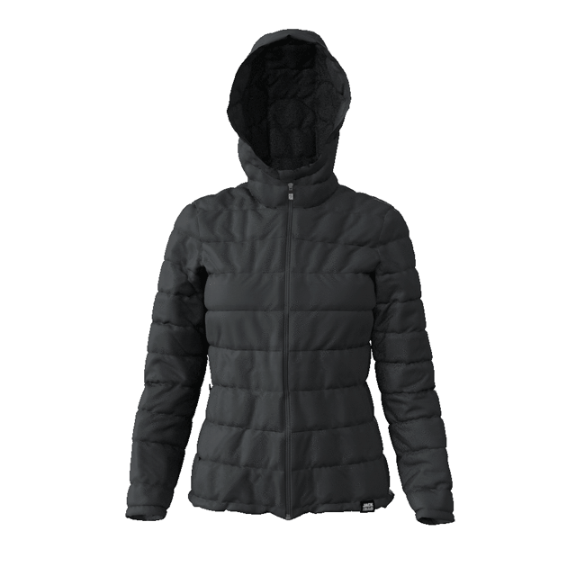 WOMEN'S PADDED JACK WITH HOOD