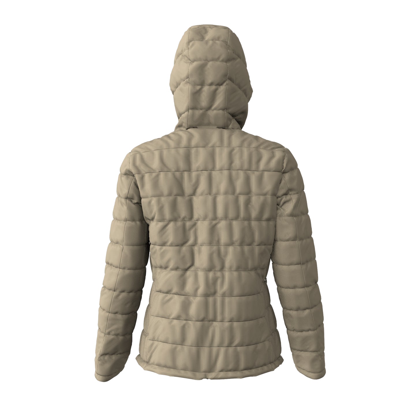 WOMEN'S PADDED JACK WITH HOOD