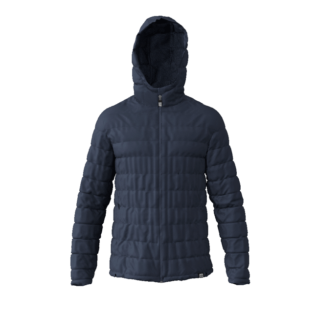 MEN'S PADDED JACK WITH HOOD Jack in a bag MEN'S PADDED JACK WITH HOOD Jack in a bag